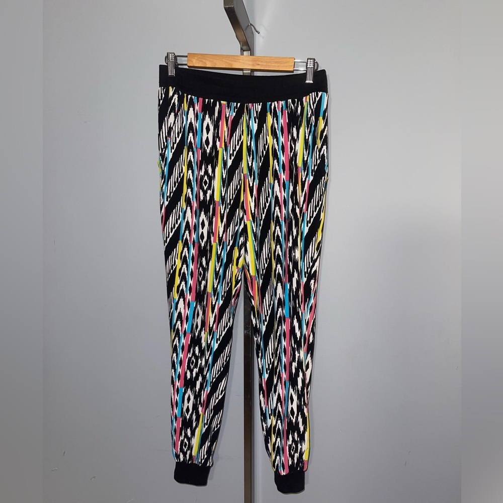 Eye Candy 90s pattern joggers pants woman’s size large